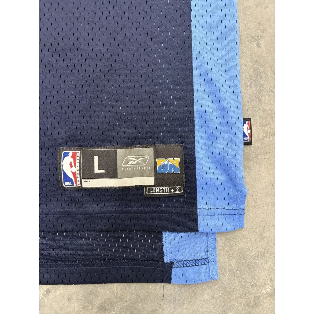 Vintage Reebok Denver Nuggets Carmelo Anthony #15 Jersey Blue Size Large